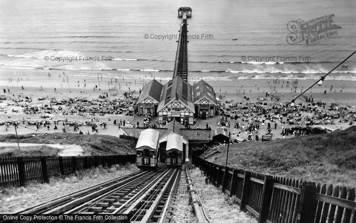 Photo of Saltburn By The Sea, The Cliff Tramway And The Pier c.1955