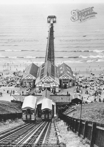 Photo of Saltburn By The Sea, The Cliff Tramway And The Pier c.1955