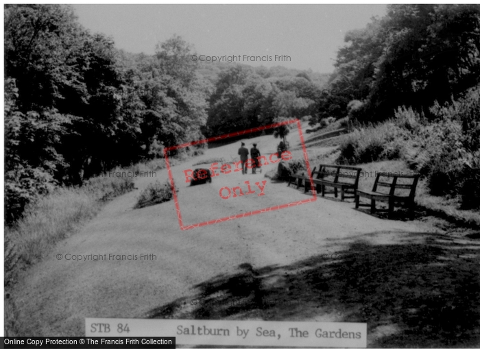 Photo of Saltburn By The Sea, The Gardens c.1955