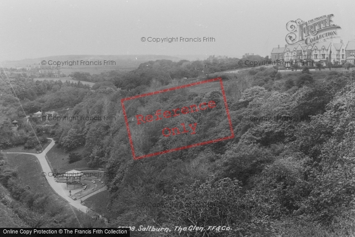 Photo of Saltburn By The Sea, The Glen From The Bridge 1900