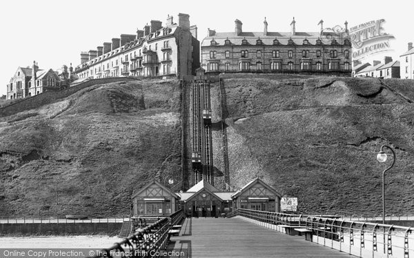 Photo of Saltburn By The Sea, The Incline From The Pier 1901