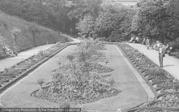 Photo of Saltburn By The Sea, The Italian Garden, Valley Gardens c.1955