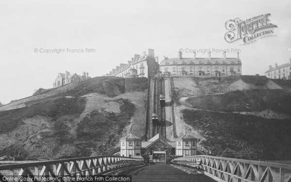 Photo of Saltburn By The Sea, The Lift From The Pier c.1885