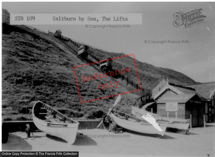 Photo of Saltburn By The Sea, The Lifts c.1955