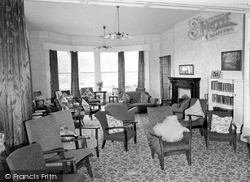 Saltburn-By-The-Sea, The Lounge, Brockley Hall c.1965, Saltburn-By-The-Sea