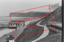 Saltburn-By-The-Sea, The Pier Entrance And Promenade 1938, Saltburn-By-The-Sea