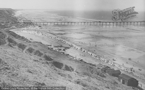 Photo of Saltburn By The Sea, The Sands c.1955