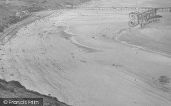 Saltburn-By-The-Sea, The Sands From Huntcliff c.1955, Saltburn-By-The-Sea