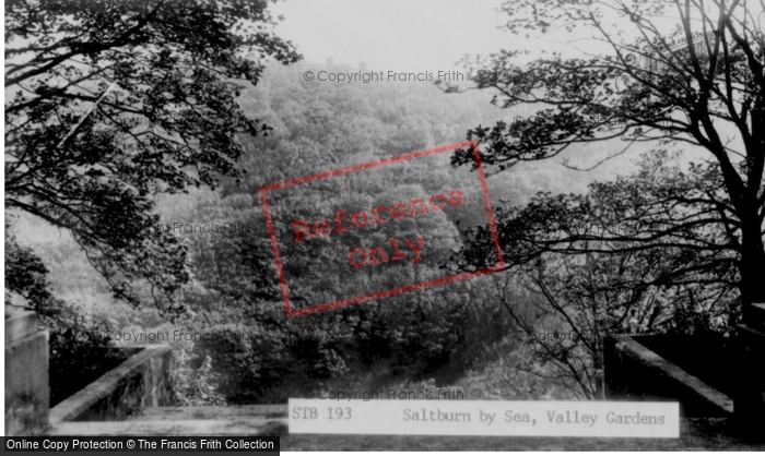 Photo of Saltburn By The Sea, Valley Gardens c.1960