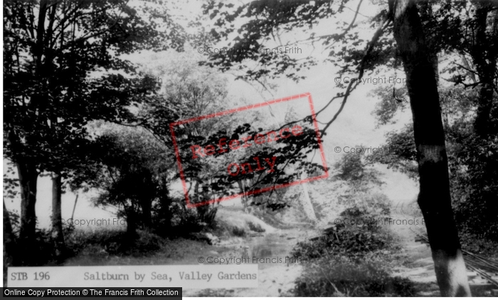 Photo of Saltburn By The Sea, Valley Gardens c.1960