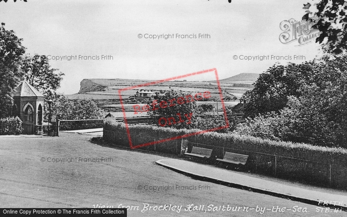 Photo of Saltburn By The Sea, View From Brockley Hall c.1950