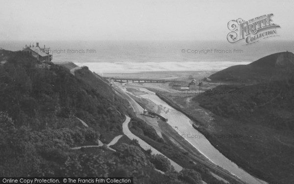 Photo of Saltburn By The Sea, View From The Bridge c.1885