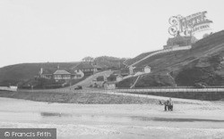 Saltburn-By-The-Sea, View From The Pier c.1955, Saltburn-By-The-Sea