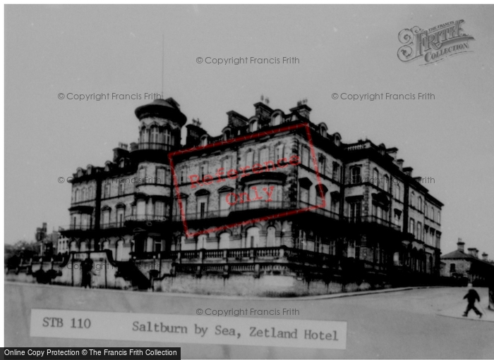 Photo of Saltburn By The Sea, Zetland Hotel c.1955