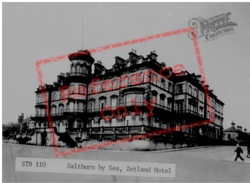 Saltburn-By-The-Sea, Zetland Hotel c.1955, Saltburn-By-The-Sea