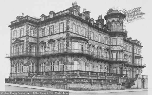 Photo of Saltburn By The Sea, Zetland Hotel c.1955