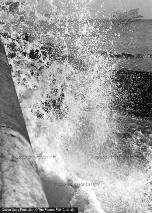 Photo of Saltdean, Rough Sea c.1965