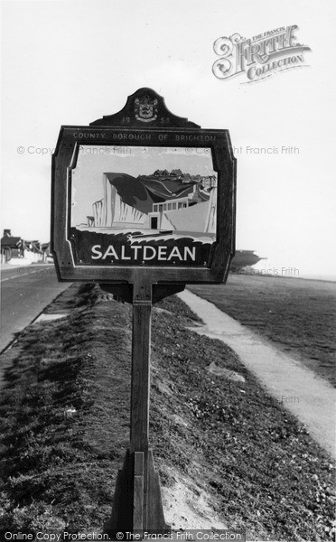 Photo of Saltdean, Sign c.1965