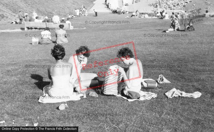 Photo of Saltdean, Sunbathing c.1960
