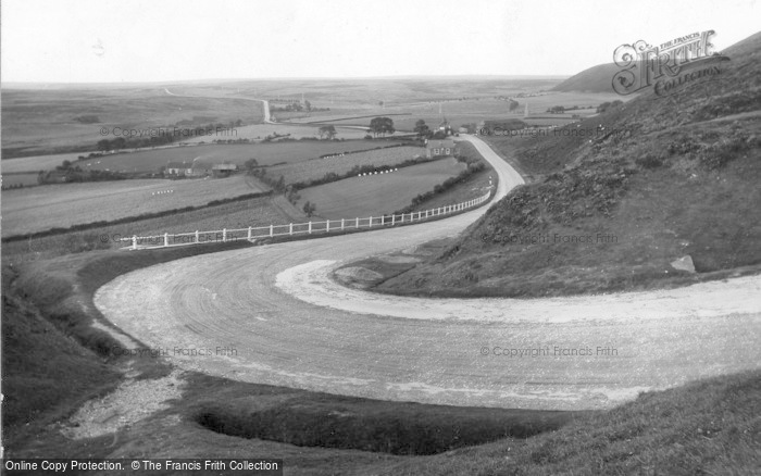 Photo of Saltergate, Hairpin Bend And The Moors c.1932