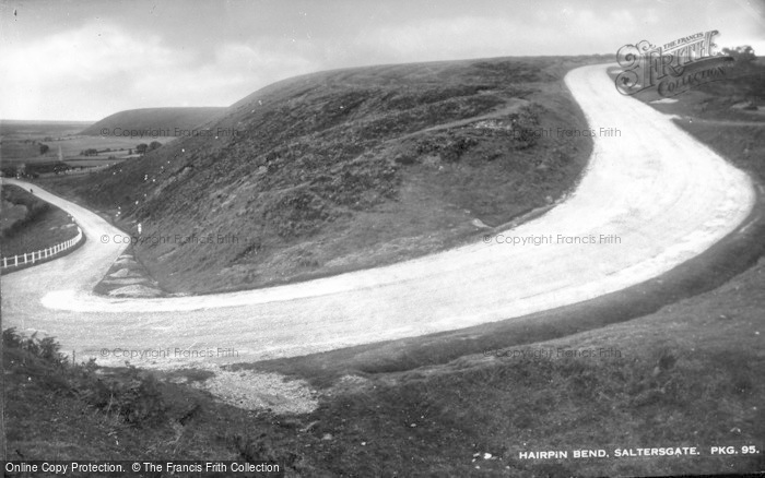 Photo of Saltergate, Hairpin Bend c.1932