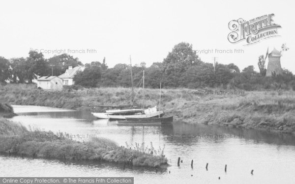 Photo of Saltfleet, Haven And The Windmill 1955