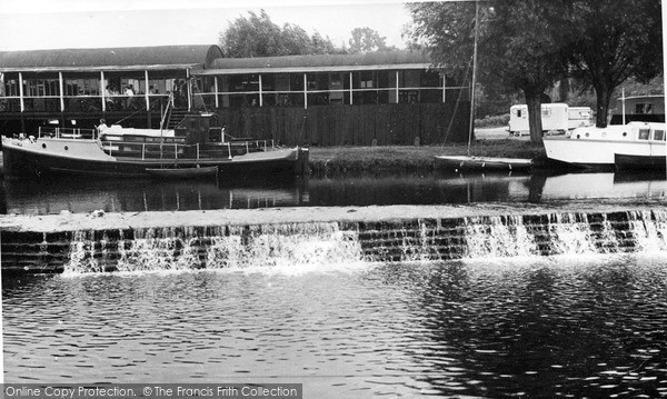 Photo of Saltford, Tea Rooms And Weir c.1955
