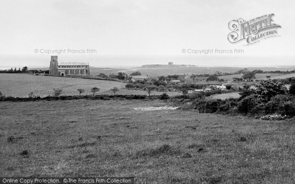 Photo of Salthouse, Church Of St Nicholas And The Village c.1955