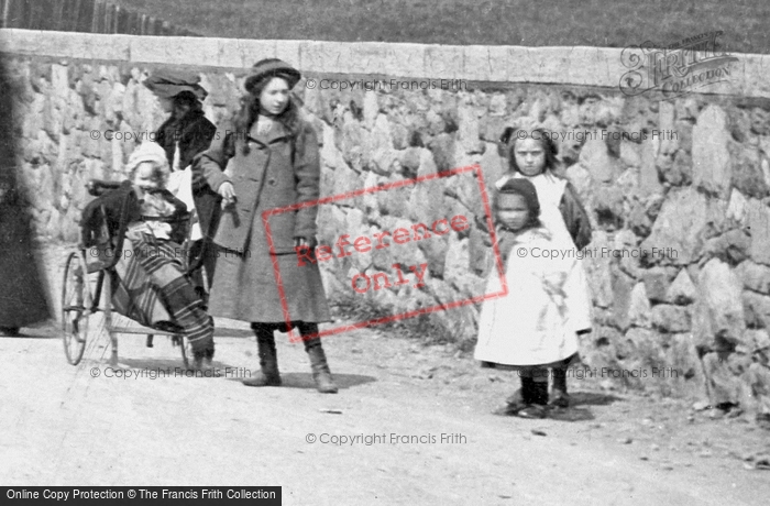 Photo of Saltney, Children In Flint Road 1906