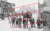 Children In The Village Street 1906, Saltney
