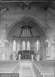 Parish Church Interior 1906, Saltney