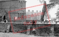 Wood Memorial School Playground 1906, Saltney