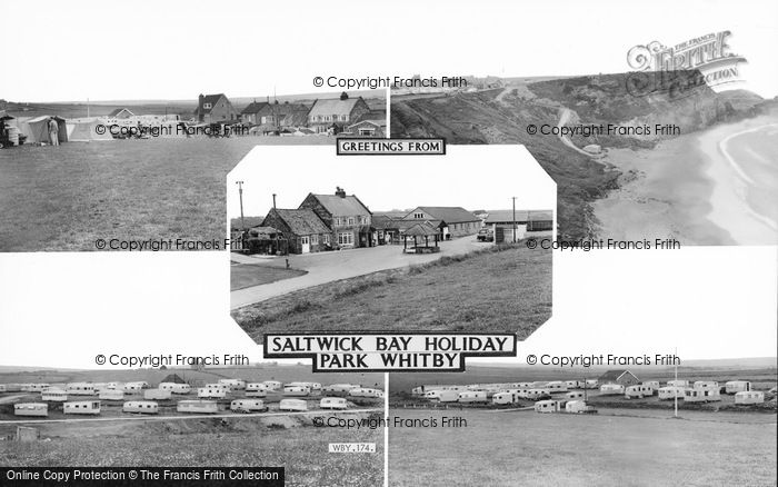 Photo of Saltwick Bay, Holiday Park Composite c.1965
