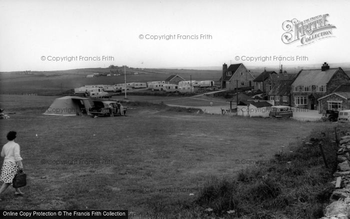 Photo of Saltwick Bay, The Holiday Park, Camping Field c.1965