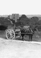 Horse And Cart And The Castle 1902, Saltwood