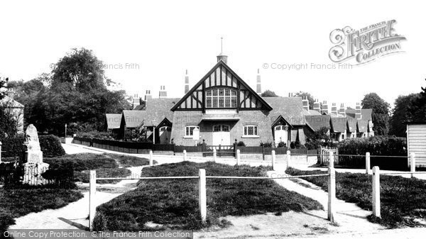 Photo of Saltwood, Village Hall and Almshouses 1902
