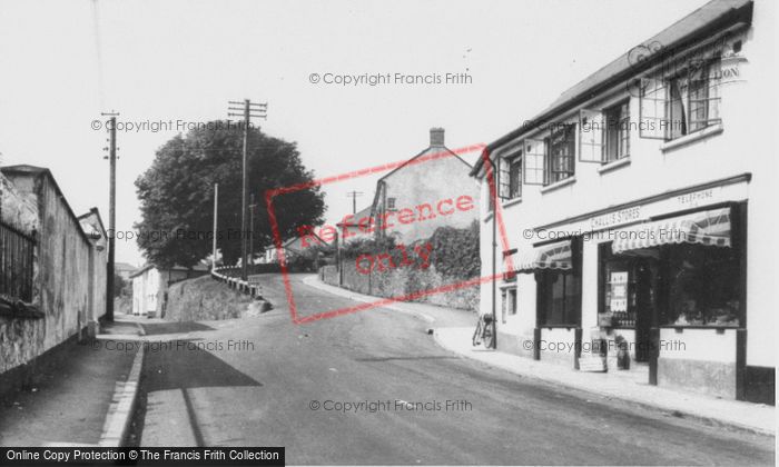 Photo of Sampford Peverell, Post Office Stores c.1955