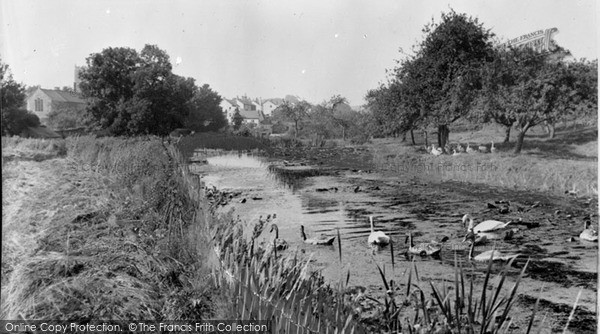 Photo of Sampford Peverell, The Canal And Church c.1955