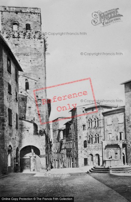 Photo of San Gimignano, Piazza Della Cisterna c.1910