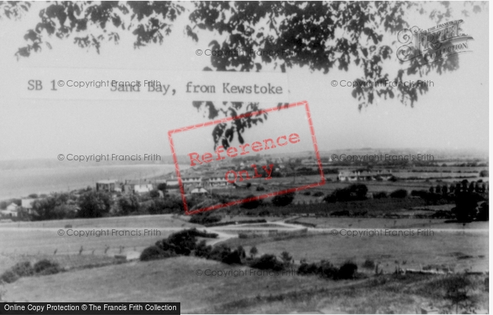 Photo of Sand Bay, From Kewstoke c.1955
