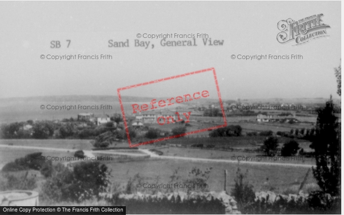 Photo of Sand Bay, General View c.1955