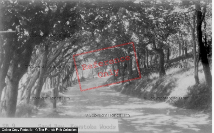 Photo of Sand Bay, Kewstoke Woods c.1955