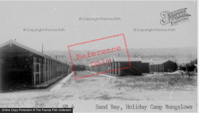 Photo of Sand Bay, The Holiday Camp Bungalows c.1955