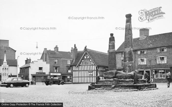 Photo of Sandbach, Ancient Crosses And Market Place c.1955