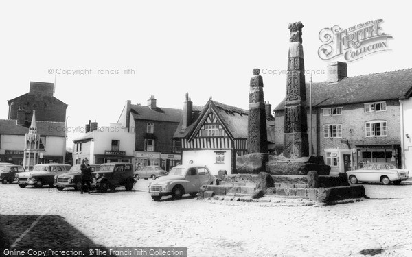 Photo of Sandbach, the Square and Crosses c1960