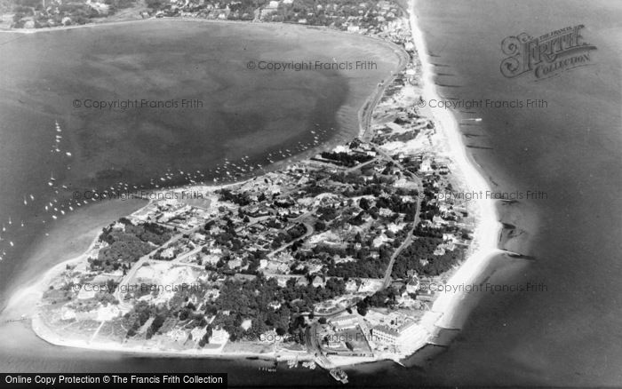 Photo of Sandbanks, Aerial View c.1960