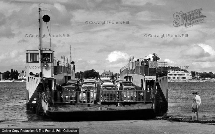 Photo of Sandbanks, The Ferry c.1958