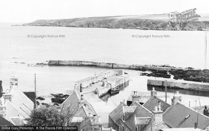 Photo of Sandend, The Harbour c.1960