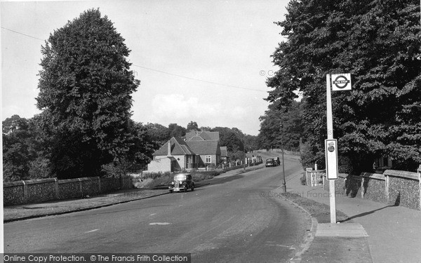 Photo of Sanderstead, Addington Road c.1955