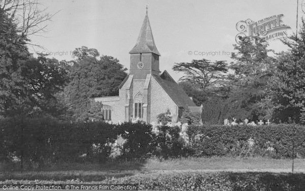 Photo of Sanderstead, All Saints Church c.1955